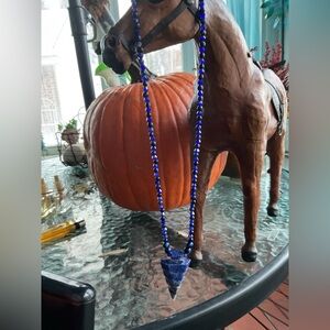 Men’s Blue Lapis Arrowhead Necklace🏹